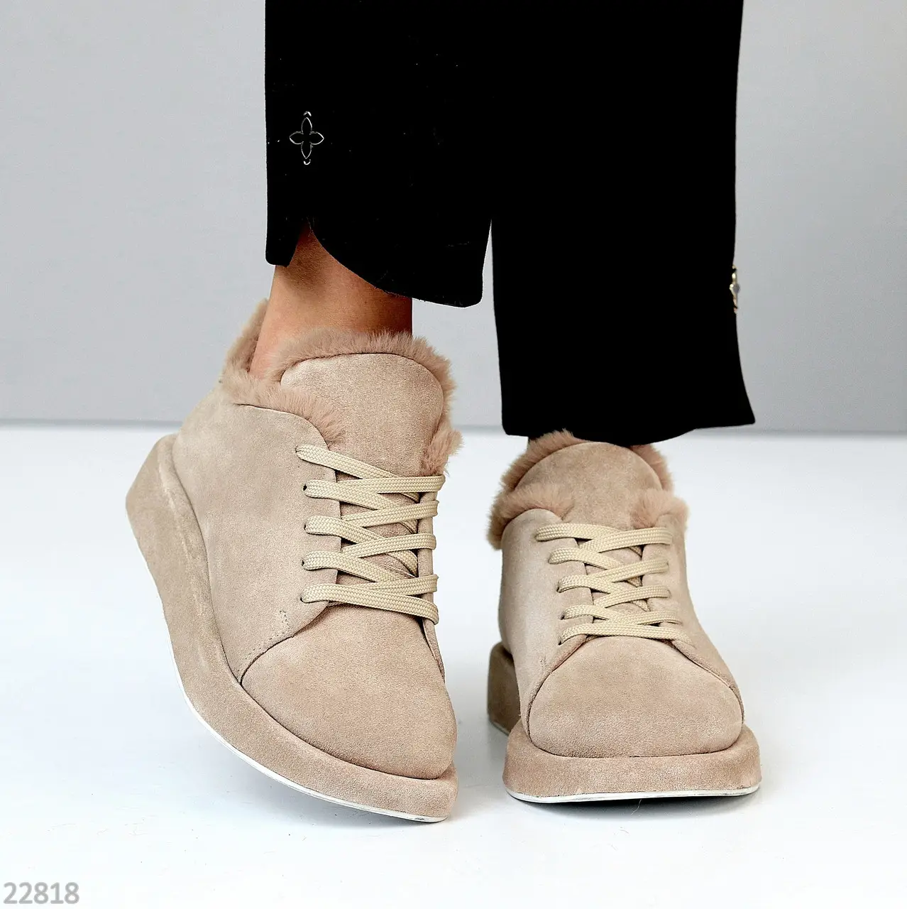 Зелені замшеві черевики (Copy)